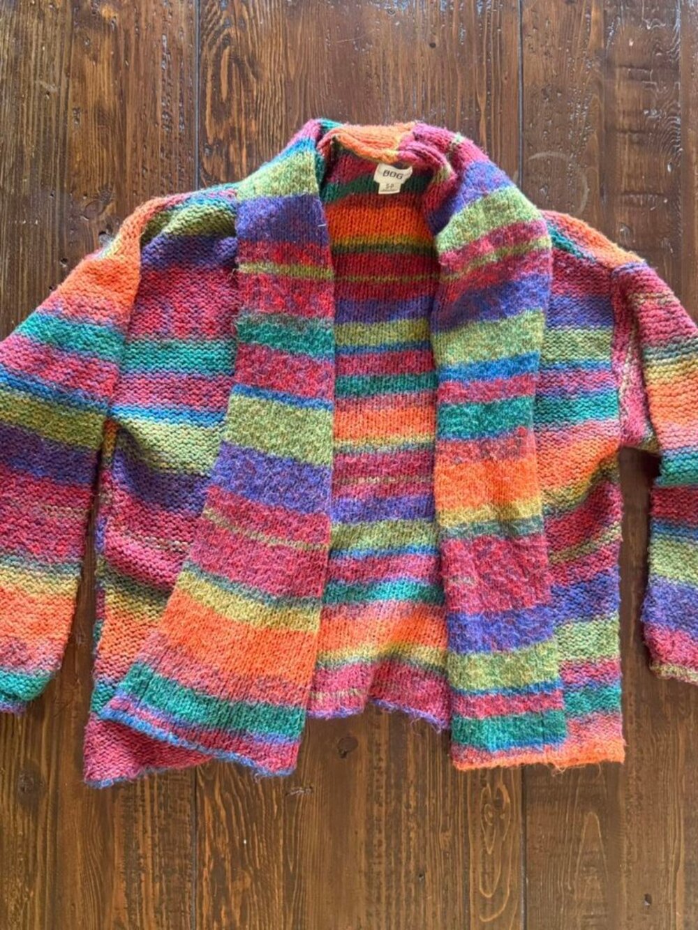 colorful BDG cardigan sweater